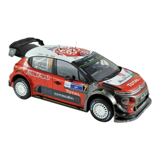 Citroenシトロエン C3 WRC No.7 メキシコラリー 2017 Meeke / Norev 1/18 ミニカー