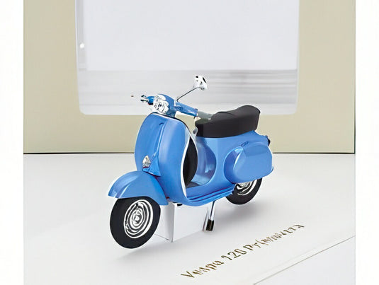 PIAGGIO VESPA 125 PRIMAVERA 1968 ブルーメタリック/ Norev 1/18 バイクミニカー