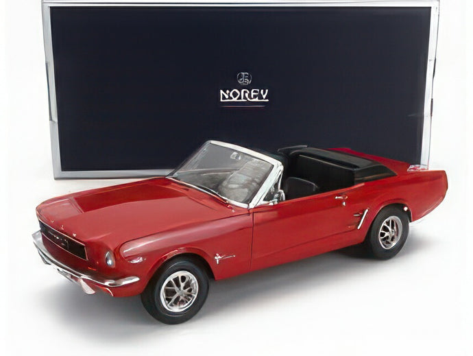 FORD USA MUSTANG COVERTIBLE 1966 RED/NOREV 1/18ミニカー