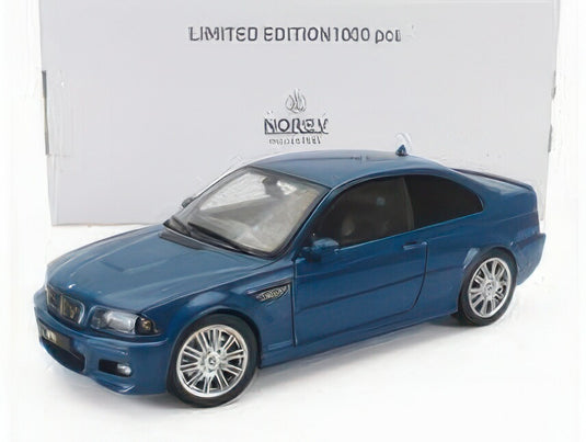 BMW 3シリーズ M3 (E46) クーペ 2000 ブルー/ Norev 1/18 1000台限定ミニカー