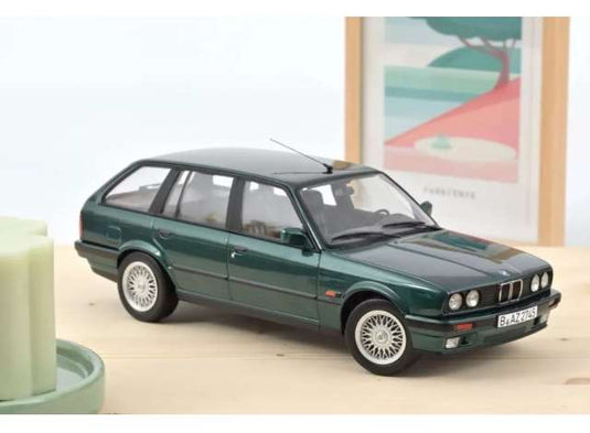 1990 BMW 325i Touring, green metallic/Norev 1/18ミニカー
