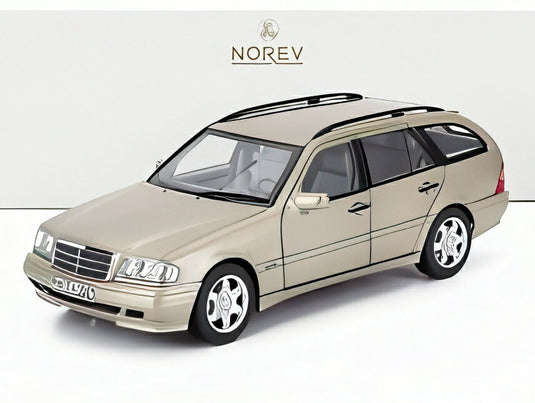 MERCEDES BENZ Cクラス C200 (S202) T-MODELL ステーションワゴン 1997 スモークシルバーメタリック/ Norev 1/18 ミニカー