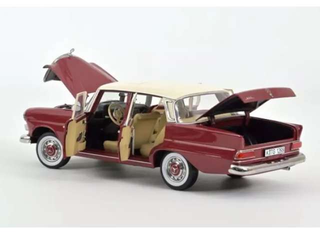 ギャラリービューアに画像をロードする, 1966 Mercedes Benz 200, red/Norev 1/18ミニカー
