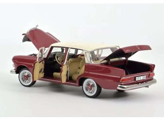 1966 Mercedes Benz 200, red/Norev 1/18ミニカー