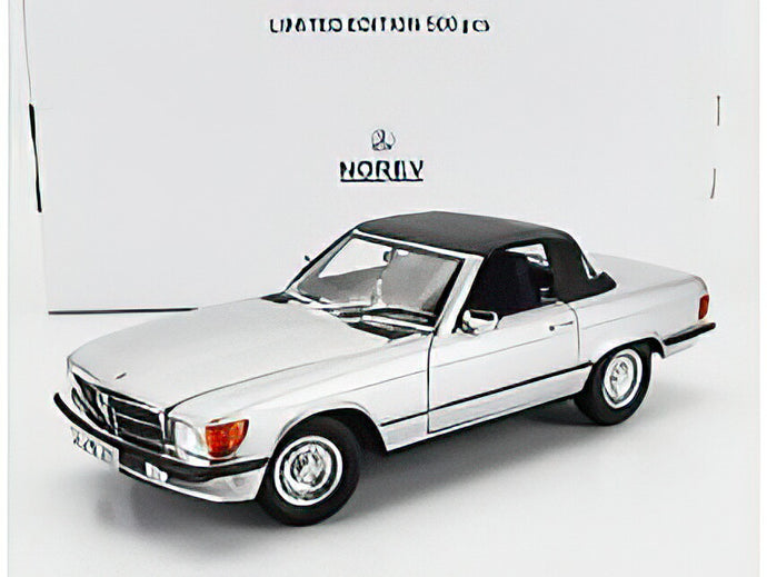 【予約】MERCEDES BENZ  SLCLASS 380SL CABRIOLET (R107) 1985  SILVER/Norev 1/18ミニカー