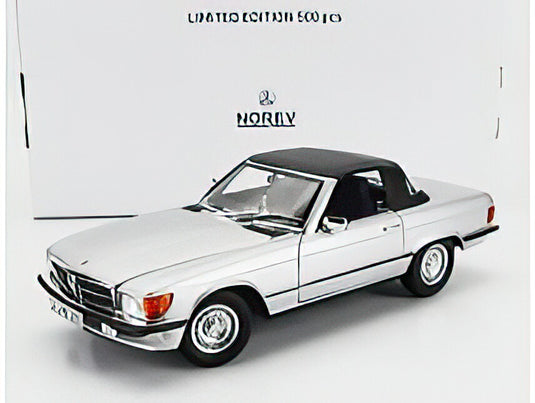 【予約】MERCEDES BENZ  SLCLASS 380SL CABRIOLET (R107) 1985  SILVER/Norev 1/18ミニカー