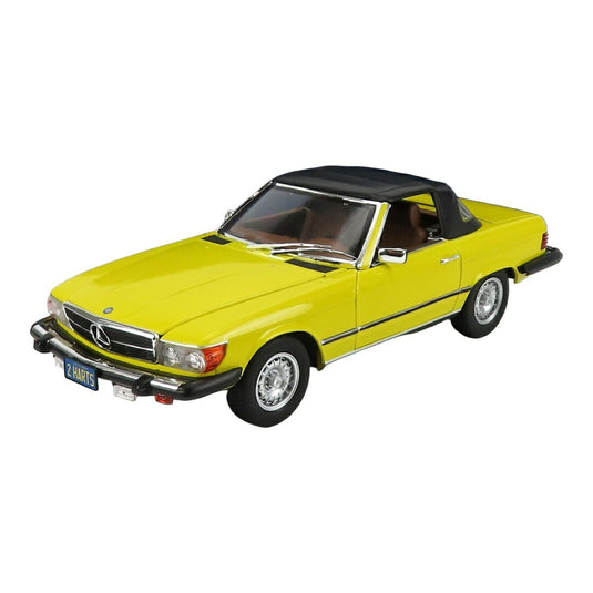 【予約】2026年発売予定 Mercedes Benzメルセデスベンツ 450SL USAバージョン R107 カブリオレ 1979 イエロー TVシリーズ Hart to Hart仕 / Norev 1/18 ミニカー