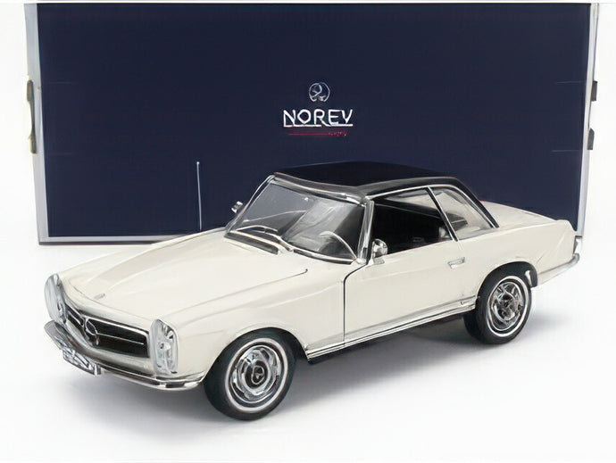MERCEDES BENZ SLCLASS 230SL (W113) SPIDER HARDTOP 1963 WHITE/NOREV 1/18ミニカー