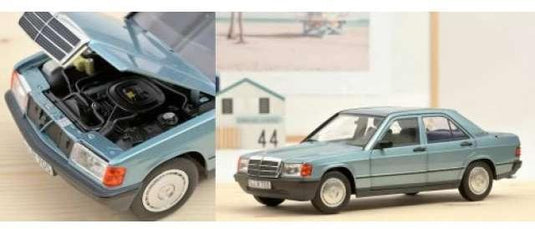 1984 メルセデスベンツ 190E ライトブルーメタリック/ Norev  1/18 ミニカー