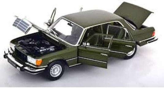 1973 メルセデスベンツ 350 SE W116 US-Version グリーンメタリック/ Norev  1/18 ミニカー