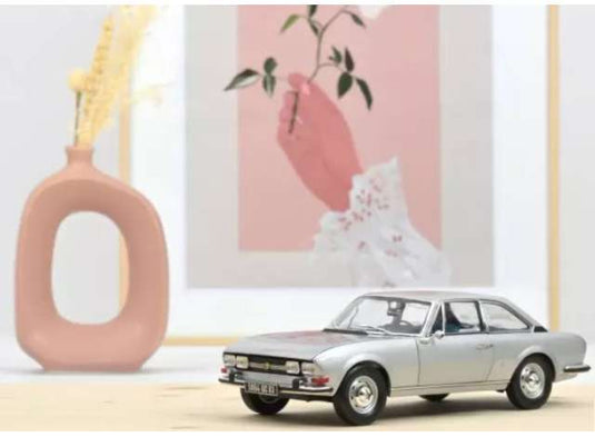 1969 Peugeot 504 Cabriolet, silver/Norev 1/18ミニカー 250台限定