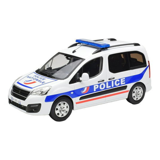 Peugeotプジョー Partnerパートナー Policeポリス 2018 ホワイト / Norev 1/18 ミニカー