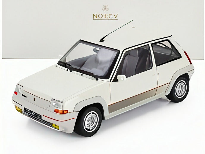 RENAULT R5 SUPERCINQUE GT TURBO PHASE I 1985 ホワイトパール/Norev 1/18ミニカー