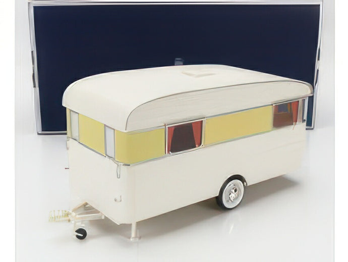 CARAVAN DIGUE PANORAMIC 14 ROULOTTE 1960 WHITE/NOREV 1/18ミニカー