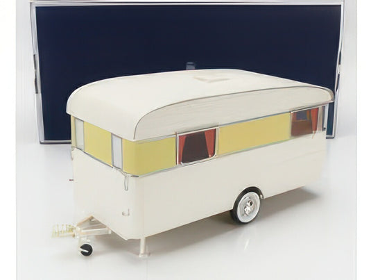 CARAVAN DIGUE PANORAMIC 14 ROULOTTE 1960 WHITE/NOREV 1/18ミニカー