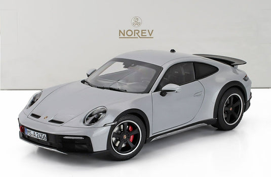【予約】PORSCHE 911 992 ダカール クーペ 2023 グレー / Norev 1/18 ミニカー