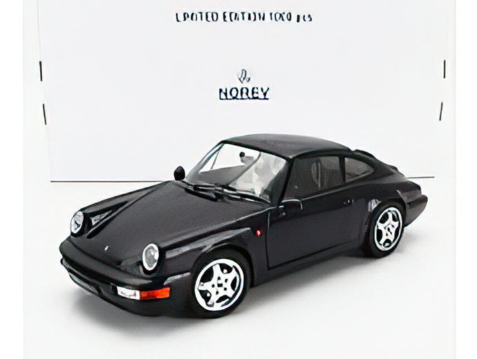 【予約】PORSCHE  911 964 CARRERA 4 COUPE 1990  DARK BLUE MET/Norev 1/18ミニカー