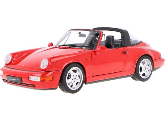 1990 Porsche 964 Carrera 4 Targa, red/Norev 1/18ミニカー