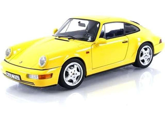 1990 Porsche 964 Carrera 2, yellow/Norev 1/18ミニカー