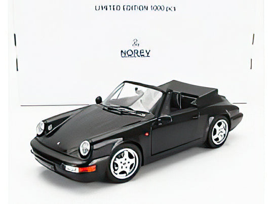 【予約】PORSCHE  911 964 CARRERA 4 CABRIOLET 1990  BLACK MET/Norev 1/18ミニカー