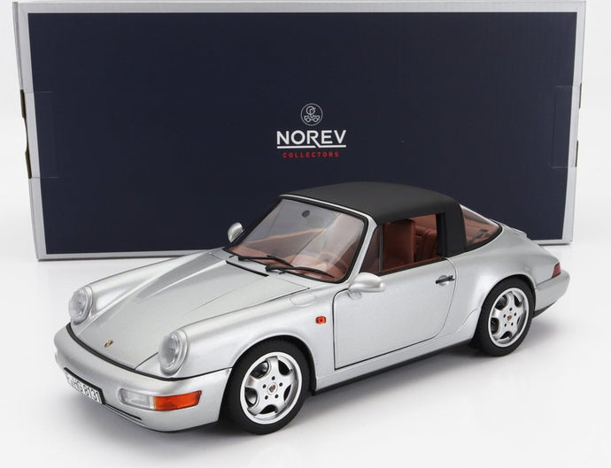 PORSCHE 911 964 CARRERA 4 タルガ 1991 シルバー/ Norev 1/18 ミニカー