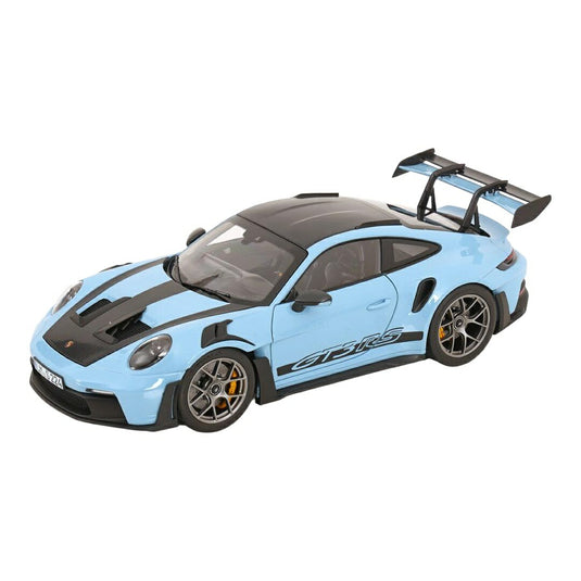 Porscheポルシェ 911 (992) GT3 RS with Weissach Packageヴァイザッハパッケージ 2022 ライトブルー ブラック / Norev 1/18 ミニカー