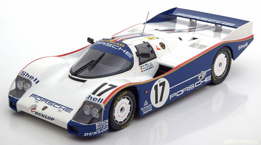 Porsche 962 C ルマン24時間優勝 Bell Stuck Holbert 1987 ROTHMANSデカール付 限定1000個/ Norev 1/18 ミニカー