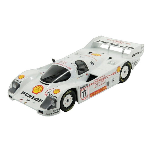 Porscheポルシェ 962C #17 Dunlop スーパーカップ 1987 H.J.Stuck ホワイト / Norev 1/18 ミニカー