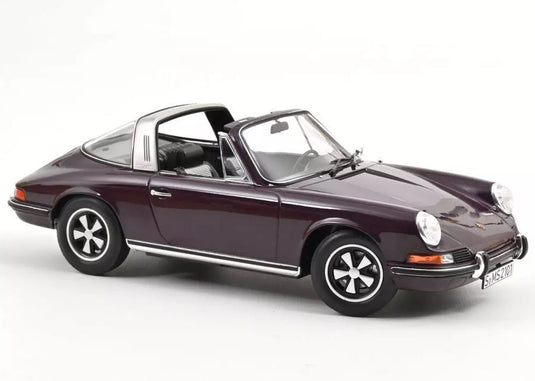 PORSCHE - 911 E TARGA 1971 - PURPLE /Norev 1/18 ミニカー