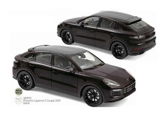 PORSCHE CAYENNE S クーペ 2019 ブラック/ Norev 1/18 ミニカー