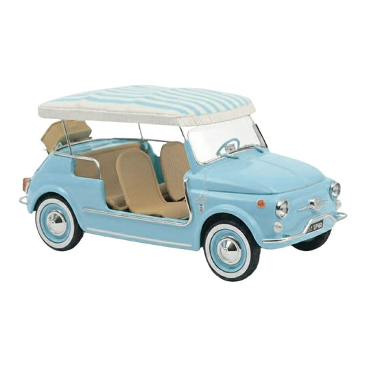 【予約】2026年発売予定 Fiatフィアット 500 Jolly 1965 ライトブルー / Norev 1/18 ミニカー