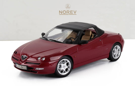 ALFA ROMEO SPIDER キャリオレ 1999 レッド/ Norev 1/18 ミニカー