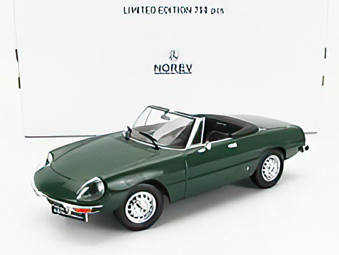 【予約】ALFA ROMEO  DUETTO 2000 SPIDER 1978  GREEN/Norev 1/18ミニカー