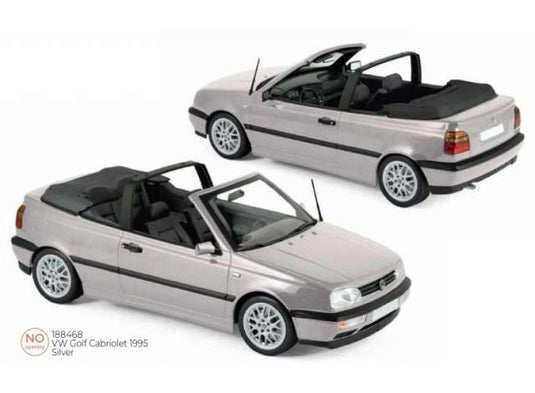 1995 Volkswagen Golf Cabriolet, silver/Norev 1/18ミニカー