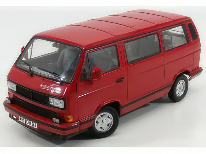 VOLKSWAGEN T3 MULTIVAN MINIBUS RED STAR 1992 RED/NOREV 1/18ミニカー
