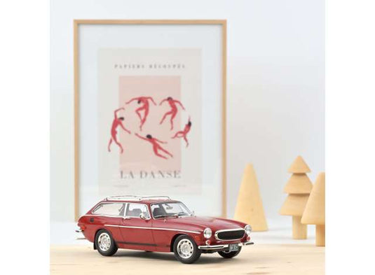 1972 ボルボ 1800 ES (USバージョン) レッド with ロワーサイドストライプ/ Norev  1/18 ミニカー