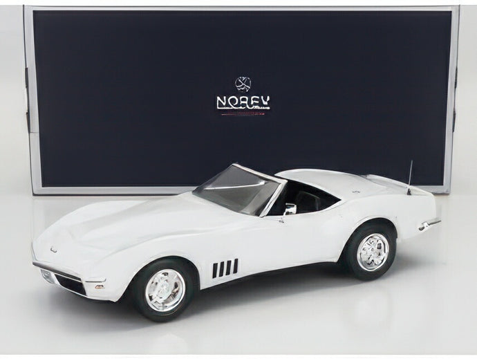 CHEVROLET CORVETTE CONVERTIBLE 1969 WHITE/NOREV 1/18ミニカー