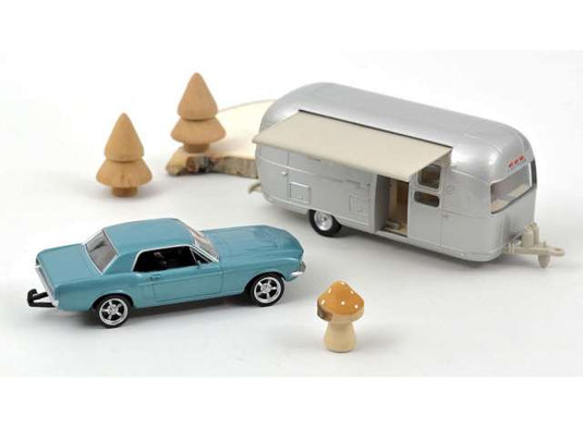 1968 Ford Mustang Airstream キャラバン ジェットカー ブルーメタリック/Norev 1/43ミニカー