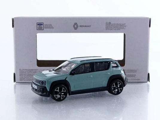ルノー 4 E-Tech エレクトリック 2025 グリーン / Norev 1/64 ミニカー