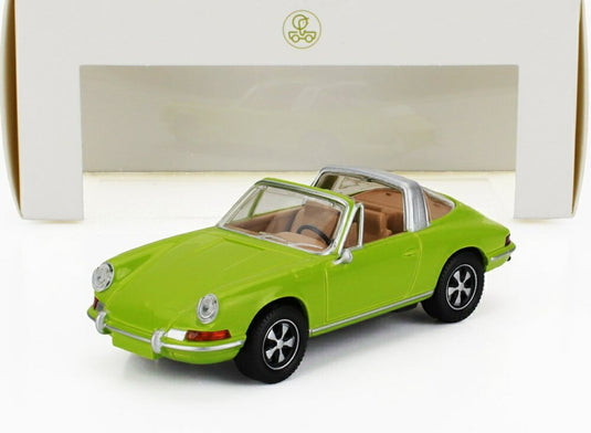 PORSCHE 911 タルガ スパイダー 1969 ライトグリーン/ Norev 1/43 ミニカー