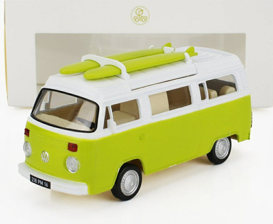 VOLKSWAGEN T2b キャンパー バン 1962 ライトグリーン ホワイト/ Norev 1/43 ミニカー