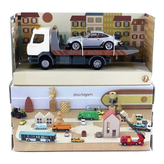 ルノー トラック レッカー車 ポルシェ 911 2台セット / Norev 1/43 ミニカー