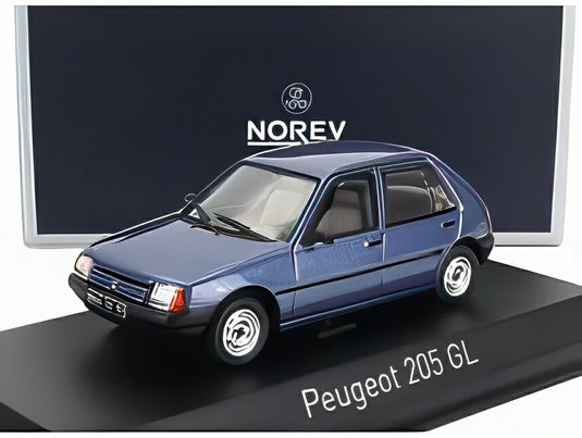PEUGEOT 205 GL 1988 ミンブルー/ Norev 1/43 ミニカー