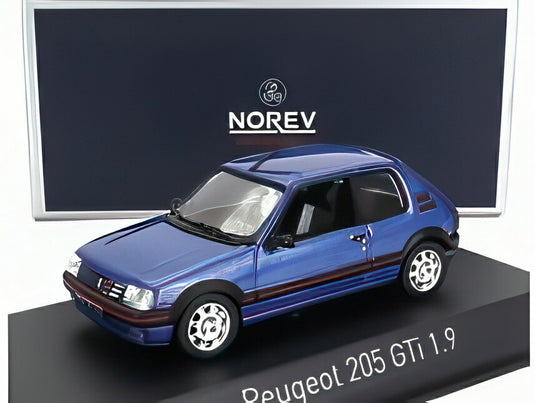 PEUGEOT 205 1.9 GTi 1992 マイアミブルー/ Norev 1/43 ミニカー