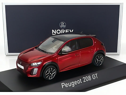 2024 プジョー 208 GT エリクサーレッド Peugeot 208 GT ミニカー / Norev 1/43 ミニカー
