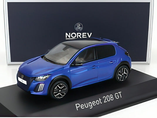 PEUGEOT 208 GT 2024 ヴァーティゴブルー Norev 1/43
