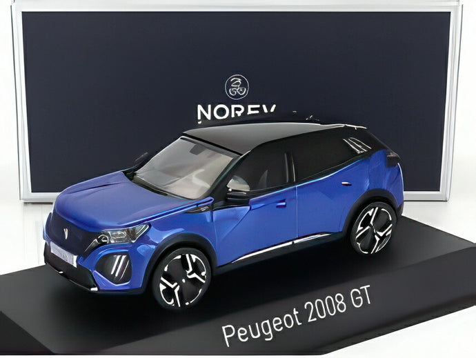 PEUGEOT 2008 GT 2024 ヴェルティゴブルー/ Norev 1/43 ミニカー