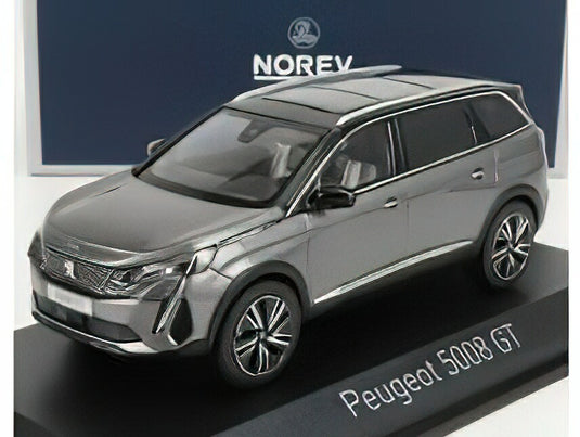 PEUGEOT - 5008 GT 2021 - PLATINIUM GREY/Norev 1/43ミニカー