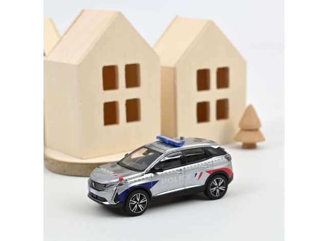 2023 Peugeot 3008 ポリスナショナル グレー/Norev 1/43ミニカー