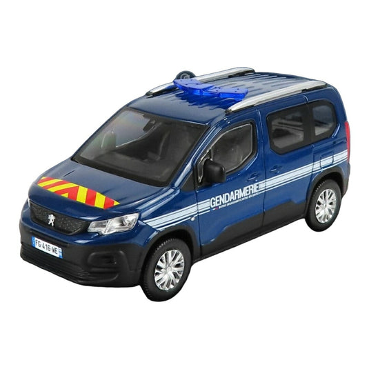 Peugeotプジョー Rifterリフター Gendarmerie憲兵隊 2019 ブルー 警察仕様 / Norev 1/43 ミニカー